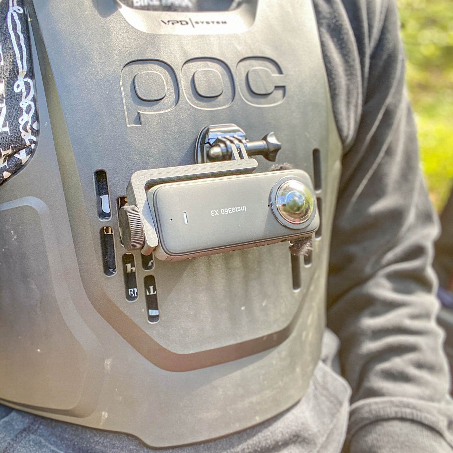 Horizontal Adapter für Insta360 X3 & X2 – passend für GoPro Halterungen