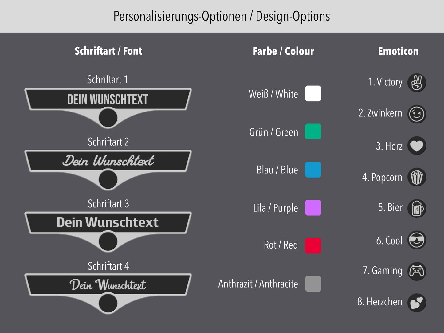 Couchbar mit Emoticon - Für Film- und Gaming-Abende