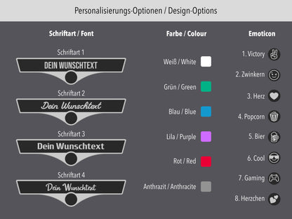 Couchbar mit Emoticon - Für Film- und Gaming-Abende