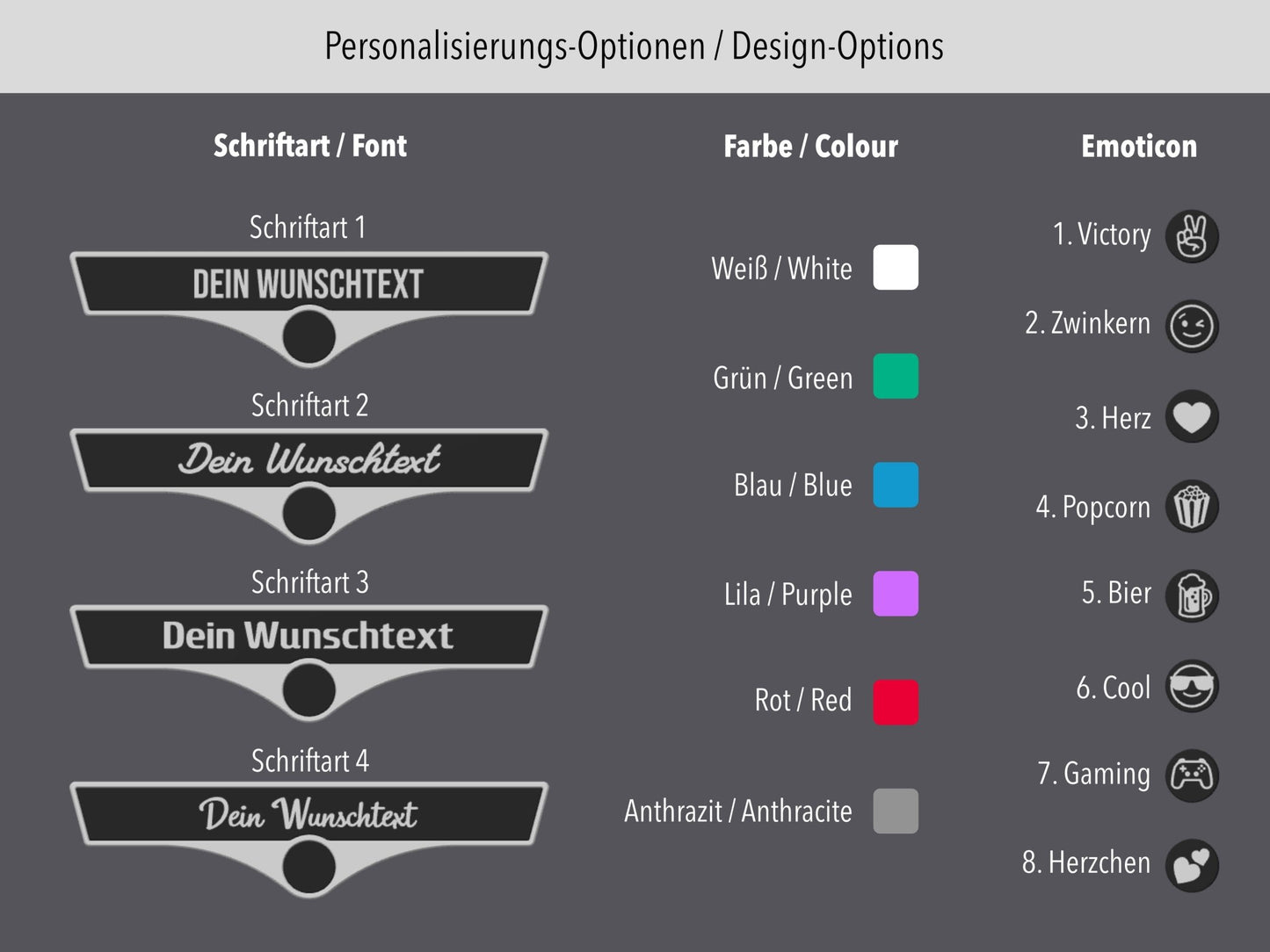 Couchbar mit Emoticon - Für Film- und Gaming-Abende - Couchbar - ZWOBE